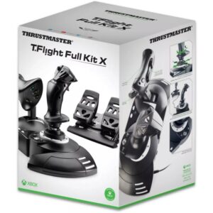 Kit de simulation de vol gaming complet T.Flight Full Kit X pour Xbox & PC - Noir