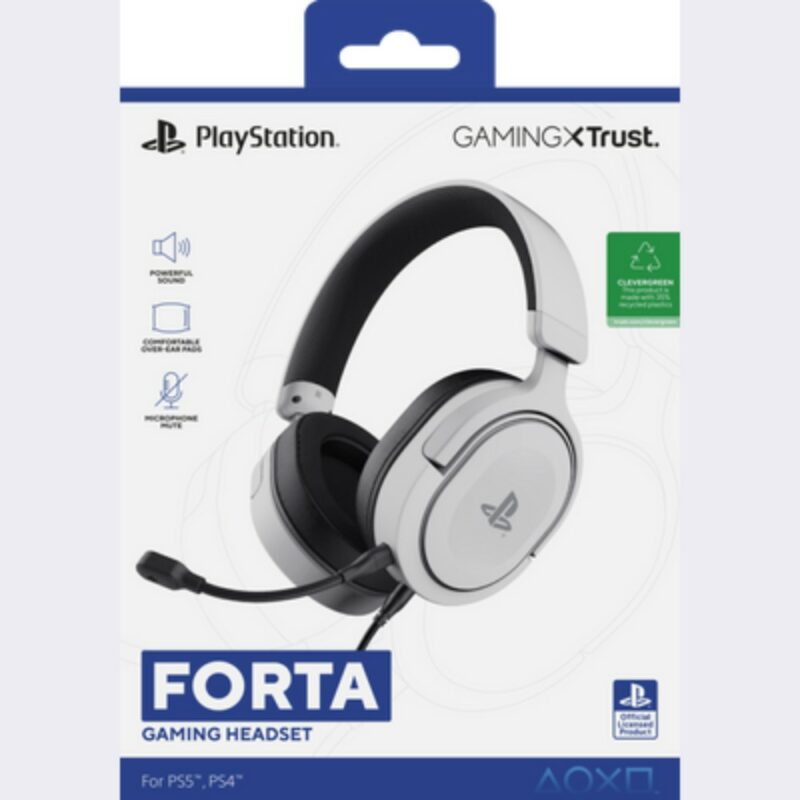 Casque gaming GXT 498 Forta filaire pour PS5 - Blanc