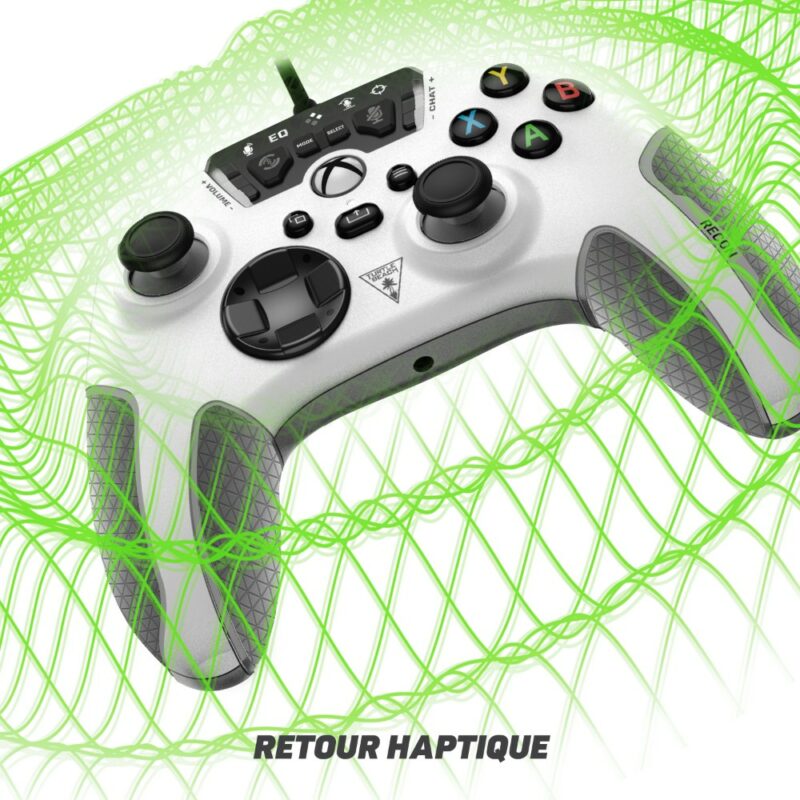 Manette de jeu Recon filaire pour PC & Xbox - Blanc