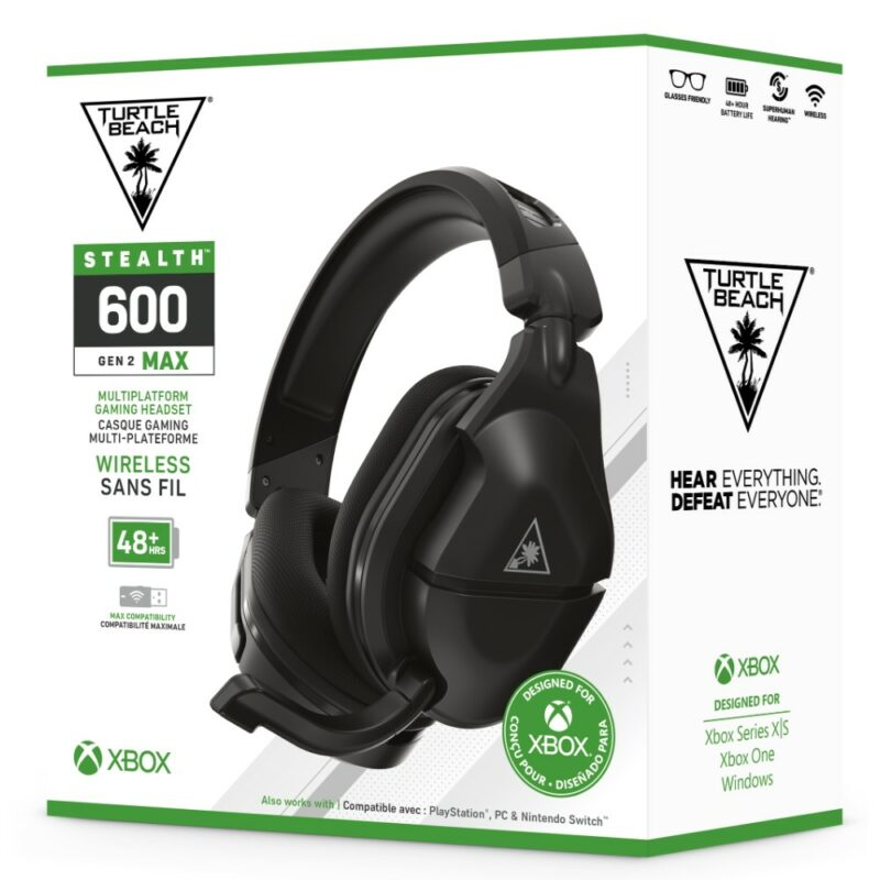 Casque gaming Stealth 600 Max Gen 2 sans fil pour PC / PS5 / Xbox - Noir