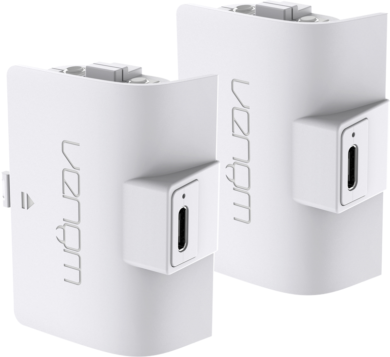 TWIN RECHARGEABLE BATTERY PACK BLANC