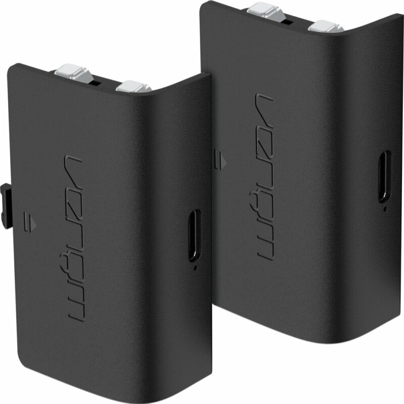 Pack de deux batteries rechargeables pour manette Xbox Series S & X - Noir