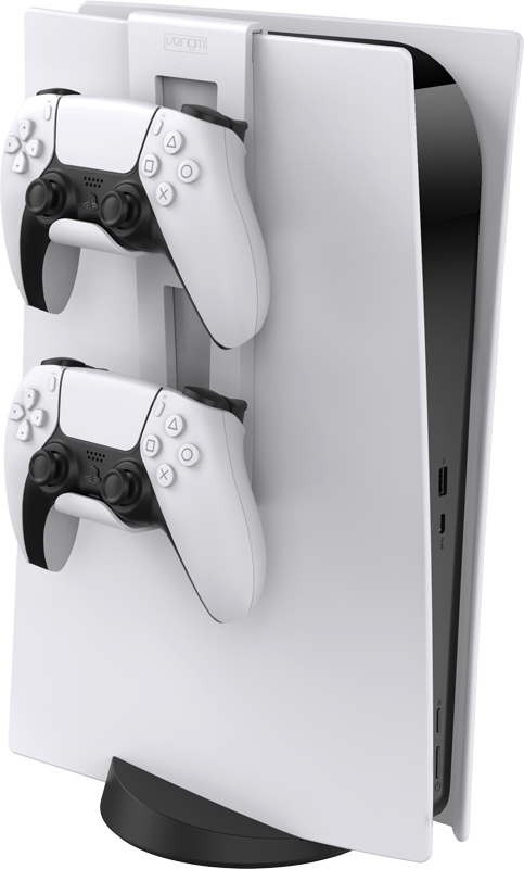 Double support de rangement pour manettes PS5 - Blanc